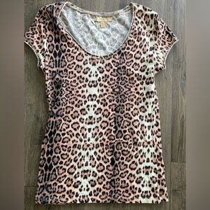 Zara top animal print Medium